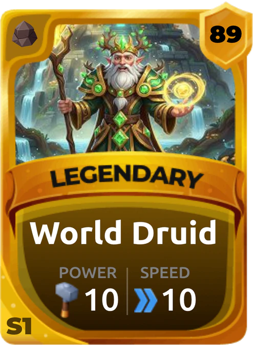 World Druid (Rarity: Legendary, Affinity: Earth, Set: Season 1)